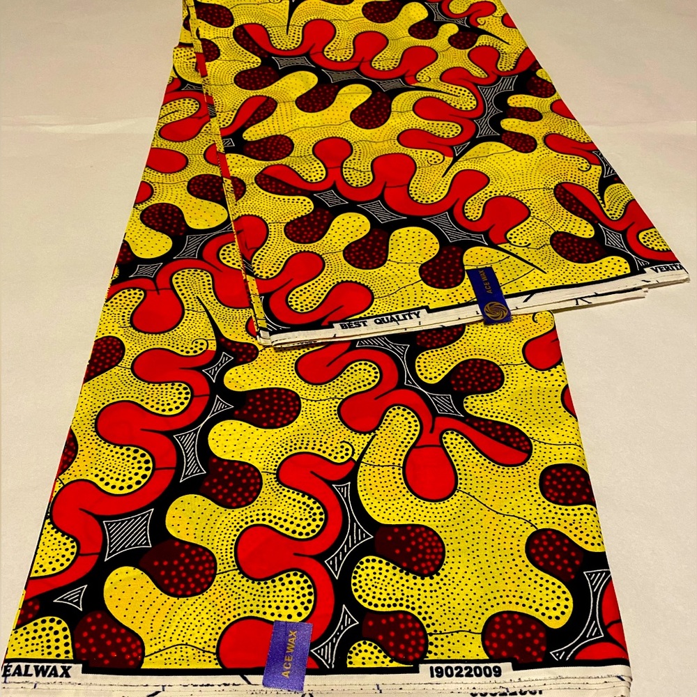 AFRICAN ANKARA FABRIC MATERIAL FOR CLOTH MAKING